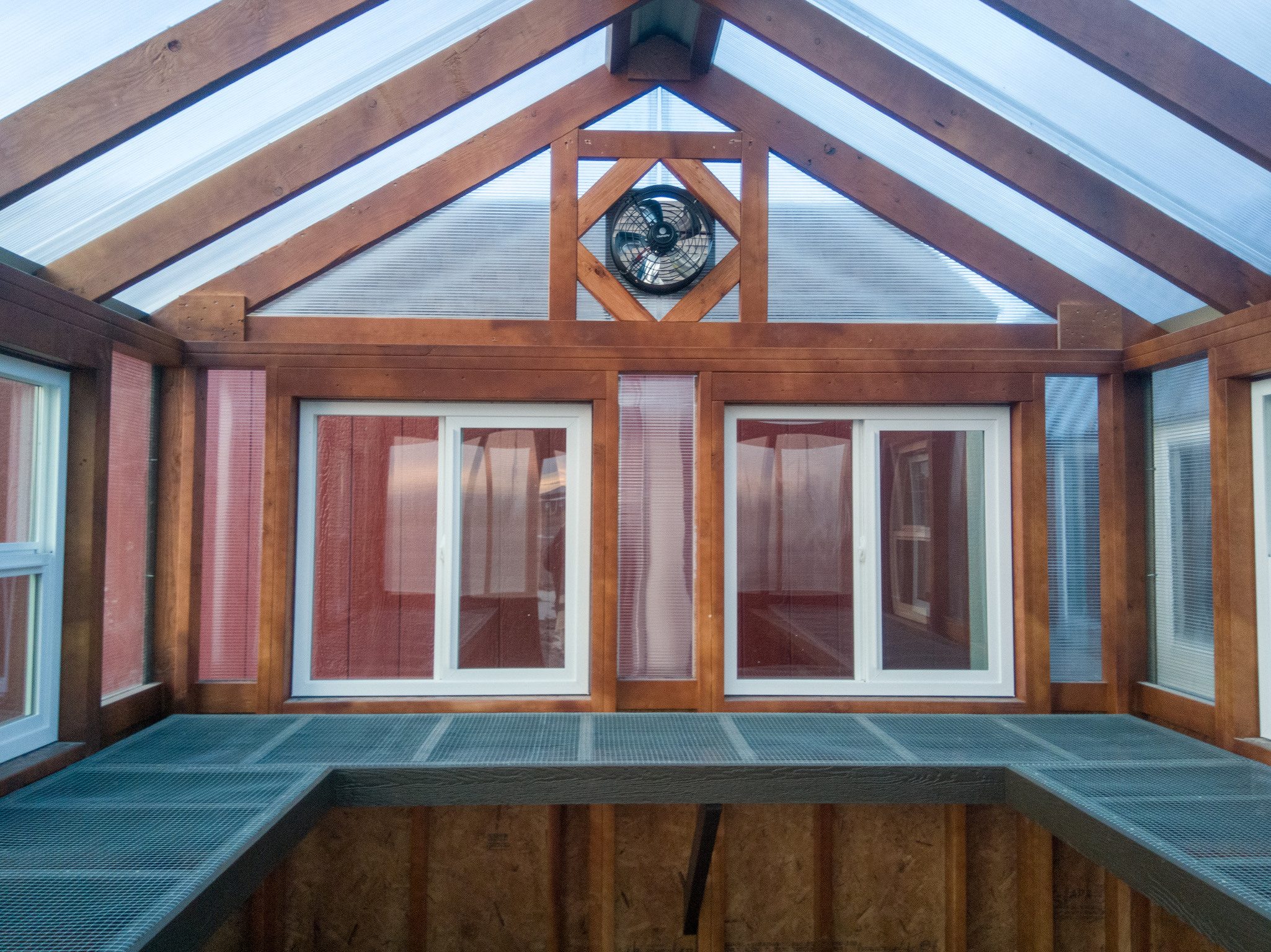 Interiors3 Greenhouse shed interior